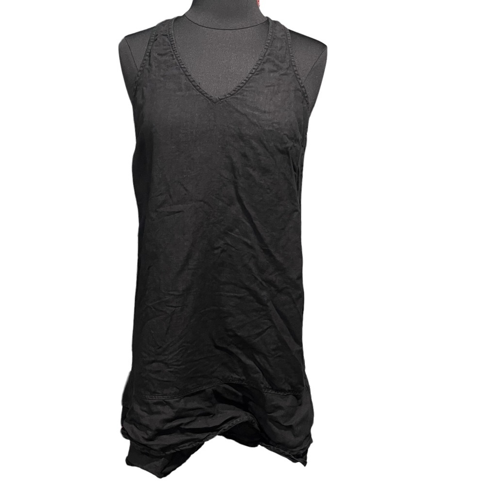 Bella Dahl Black Sleeveless Linen Dress